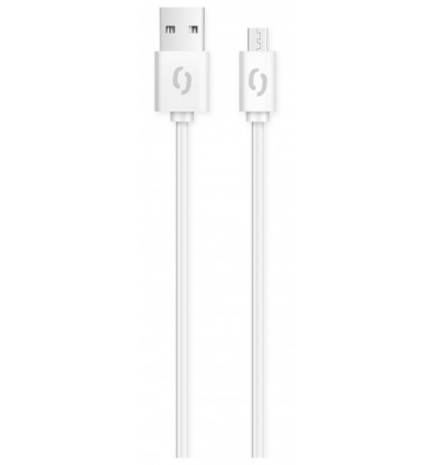 ALIGATOR Datový kabel 2A micro USB 2m, bílý