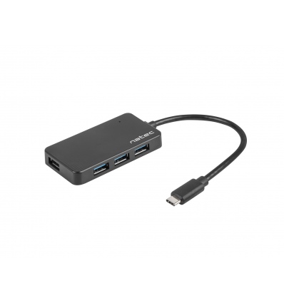 Natec Silkworm USB-C rozbočovač 4x USB 3.0 HUB