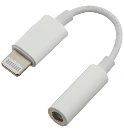 PremiumCord Apple Lightning audio redukční kabel na 3.5 mm stereo jack/female, bílý