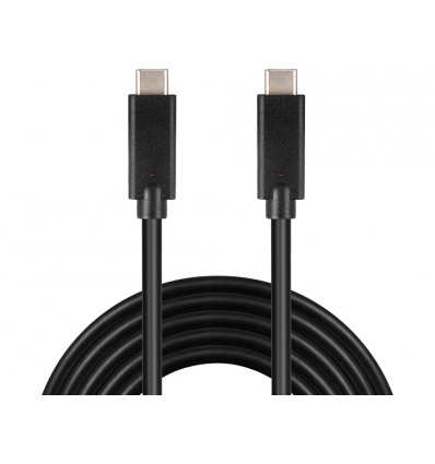 PremiumCord USB-C kabel ( USB 3.1 gen 2, 3A, 10Gbit/s ) černý, 2m