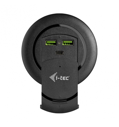 i-tec Built-in Desktop Fast Charger, USB-C PD 3.0 + 3x USB 3.0 QC3.0, 96W