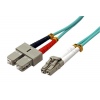 Optický patch cord Duplex LC-SC 50/125 2m MM OM4