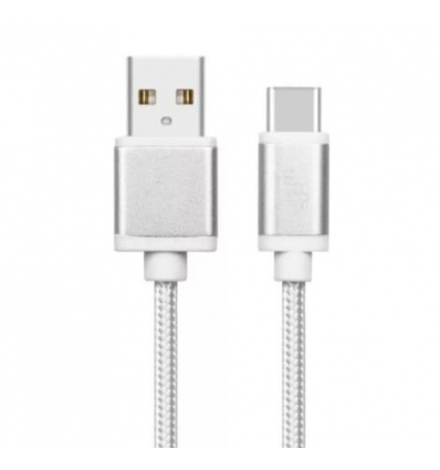 TB Touch USB - USB-C kabel, 2m, stříbrný