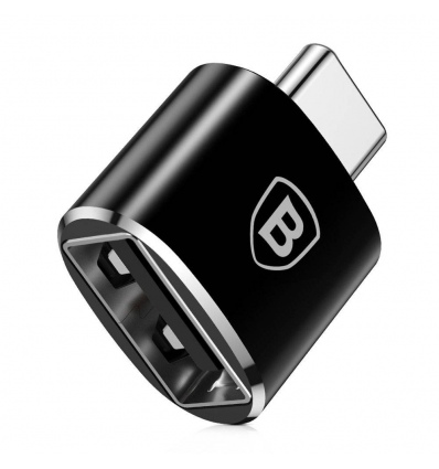 Baseus CATOTG-01 Adaptér z USB-A na USB-C Black