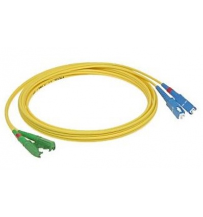 Patchcord FO duplex E2000/APC-SC/UPC 9/125um SM 15m