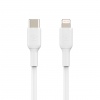 Belkin Lighting to USB-C kabel, 2m, bílý