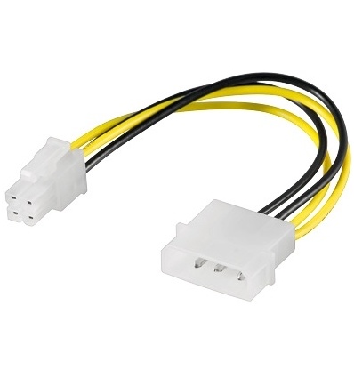 PremiumCord kabel napájecí 5.25"-P4