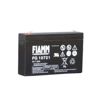 Fiamm olověná baterie FG10721 6V/7,2Ah