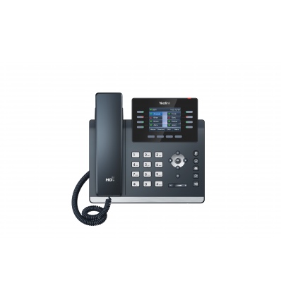 Yealink SIP-T44W SIP telefon, PoE, 2,8" 320x240 LCD, 21 prog.tl.,Wi-Fi, Bluetooth