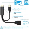 PremiumCord adaptér HDMI to DisplayPort Male/Female s napájením z USB