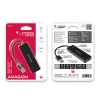 AXAGON HUE-G1A, 4x USB 3.2 Gen 1 SLIM hub, kabel Type-A 14cm napevno