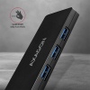 AXAGON HUE-G1C, 4x USB 3.2 Gen 1 SLIM hub, kabel Type-C 14cm napevno