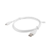 LANBERG Kabel USB 2.0 AM/Micro, 1m, bílý