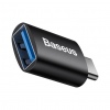 Baseus ZJJQ000001 Ingenuity Mini OTG Adaptér z USB-A na USB-C Black