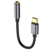 Baseus CATL54-0G Kabelová Redukce z USB-C na 3.5mm Audio Jack L54 (female) Deep Grey