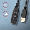 AXAGON ADR-215, USB 2.0 A-M - A-F aktivní prodlužovací / repeater kabel, 15m