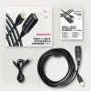 AXAGON ADR-215, USB 2.0 A-M - A-F aktivní prodlužovací / repeater kabel, 15m