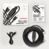 AXAGON ADR-215B, USB 2.0 A-M - B-M aktivní propojovací / repeater kabel, 15m