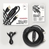 AXAGON ADR-220B, USB 2.0 A-M - B-M aktivní propojovací / repeater kabel, 20m