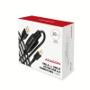 AXAGON ADR-220B, USB 2.0 A-M - B-M aktivní propojovací / repeater kabel, 20m