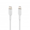 Belkin Lighting to USB-C kabel, 2m, bílý