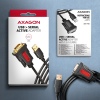 AXAGON ADS-1PSN, USB-A 2.0 - sériový RS-232 DB9-M Prolific adaptér / kabel 1.5m