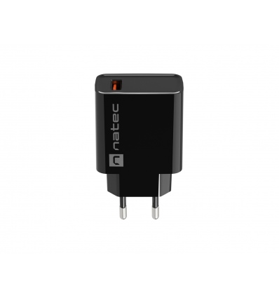 Universální nabíječka Natec RIBERA 18W 1X USB-A, černá