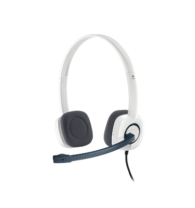 PROMO sada Logitech Stereo Headset H150, Coconut