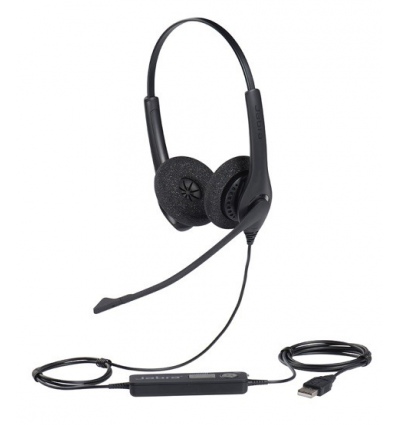 Jabra BIZ 1500/Stereo/USB/Drát/Černá