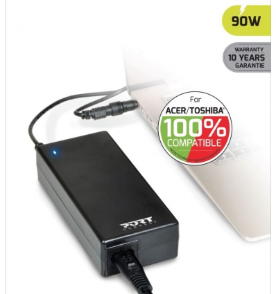 PORT CONNECT ACER/TOSHIBA 100% napájecí adaptér k notebooku,19V, 4,74A, 90W, 3xACER/TOSHIBA konektor