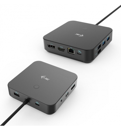 i-tec USB-C HDMI + Dual DP Docking Station, Power Delivery 100W