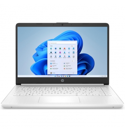 HP 14s/14s-dq0030nc/N4120/14"/1366x768/4GB/128GB SSD/UHD 600/W11S/White/2R