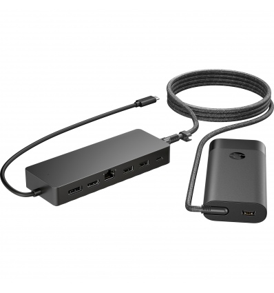 HP Univ. USB-C Hub and Laptop Charger Combo-EURO