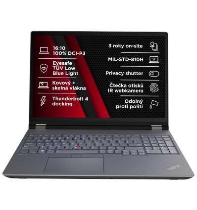 Lenovo ThinkPad P/P16 Gen 2/i7-14700HX/16"/QHD/32GB/1TB SSD/RTX 2000A/W11P/Black/3R