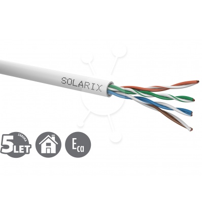 Instalační kabel Solarix CAT5E UTP PVC Eca 305m/box SXKD-5E-UTP-PVC