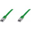 Patchkabel S/FTP,Cat6,2xRJ45, 1m zelený