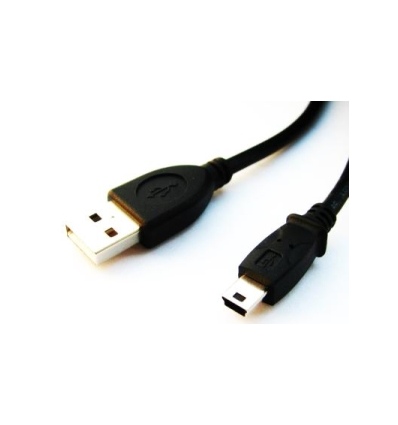 USB kabel A-MINI 5PM 2.0 2m HQ 1,8m