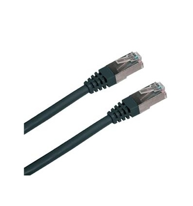 Patch cord FTP cat5e 0,5M černý