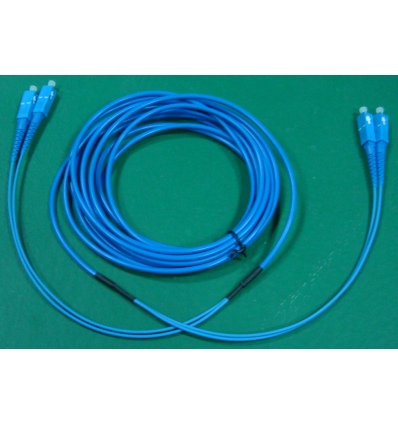 FO patch cord duplex armovaný 50/125 SC-SC 110m, OS2