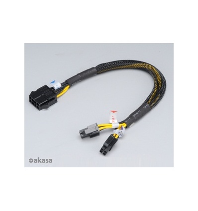 Redukce z 8pin (M) na 8pin (2x4pin) - 30 cm