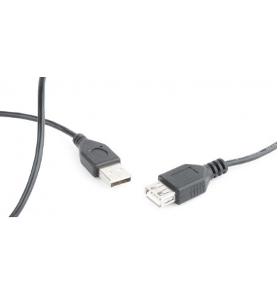 Gembird USB 2.0 extension cable, 0.75 m, black