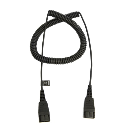 Jabra Extension cord, QD-QD, 0,5-2m, coiled