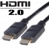 PremiumCord HDMI 2.0 High Speed+Ethernet, zlacené konektory, 1m