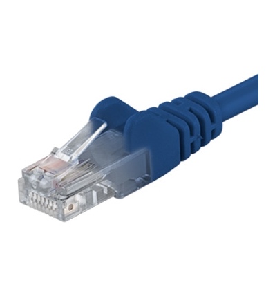 Patch kabel UTP RJ45-RJ45 level CAT6, 10m, modrá