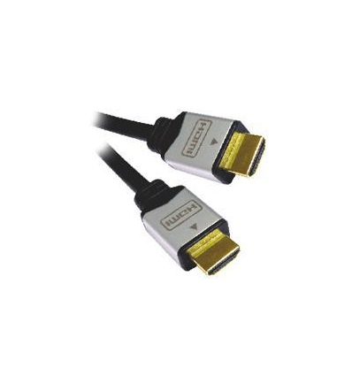 PremiumCord kabel HDMI M/M, zlac.a kovové HQ, 10m