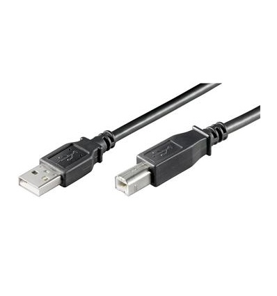 PremiumCord Kabel USB 2.0, A-B, 5m, černá