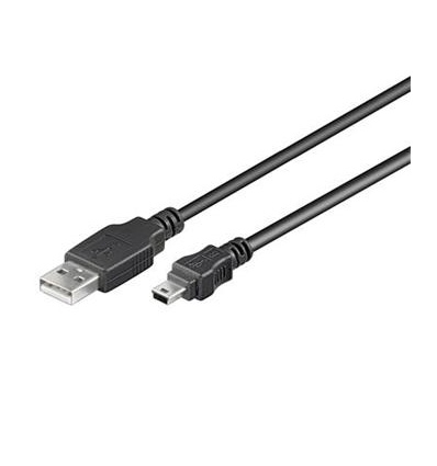 PremiumCord Kabel USB 2.0, A-B mini, 5pinů, 20cm