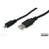 PremiumCord Kabel micro USB 2.0, A-B 0,75m kabel navržený pro rychlé nabíjení