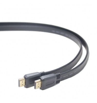 Gembird plochý kabel HDMI-HDMI 2.0,zlac., 1,8m