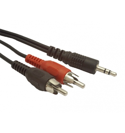 GEMBIRD kabel minijack 3.5mm - 2x RCA M/M 2,5m